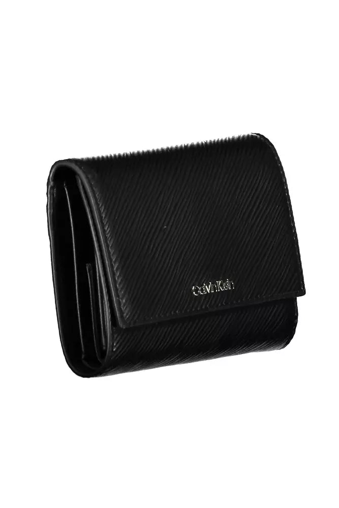 Black Polyethylene Women Wallet Calvin Klein