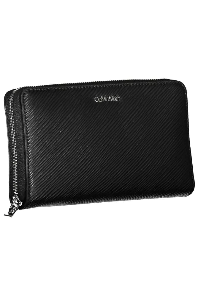 Black Polyethylene Women Wallet Calvin Klein