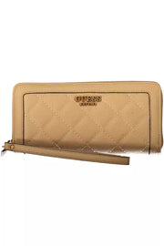 Beige Polyethylene Women Wallet Guess Jeans