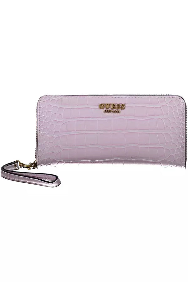 Pink Polyethylene Women Wallet Guess Jeans