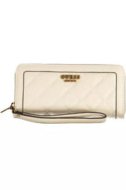 Beige Polyethylene Women Wallet Guess Jeans