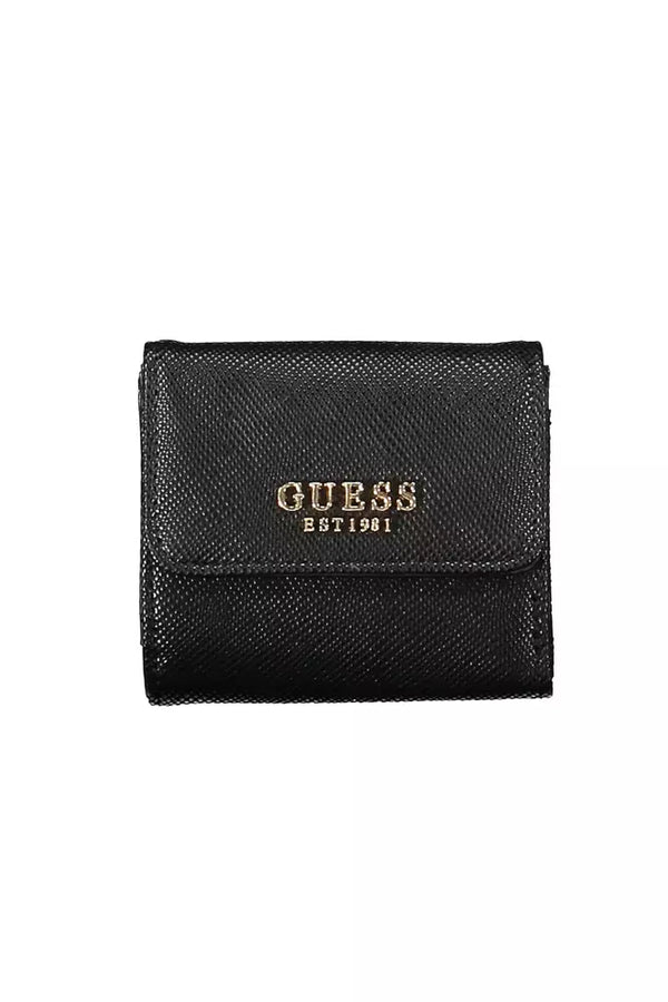 Black Polyethylene Women Wallet Guess Jeans