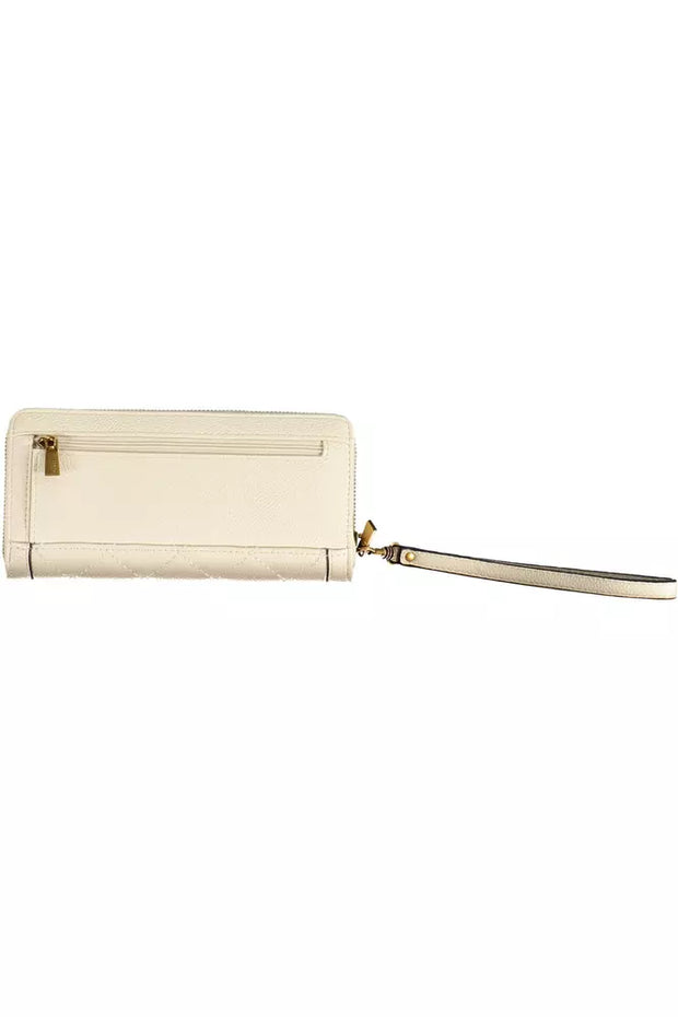 Beige Polyethylene Women Wallet Guess Jeans