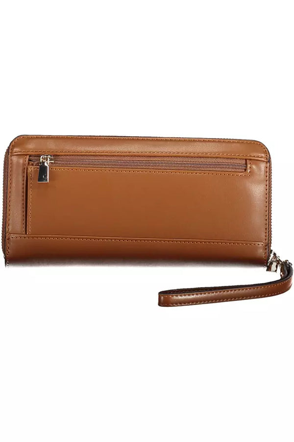 Brown Polyethylene Women Wallet Guess Jeans