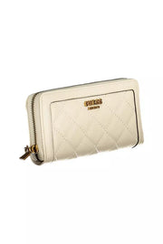 Beige Polyethylene Women Wallet Guess Jeans