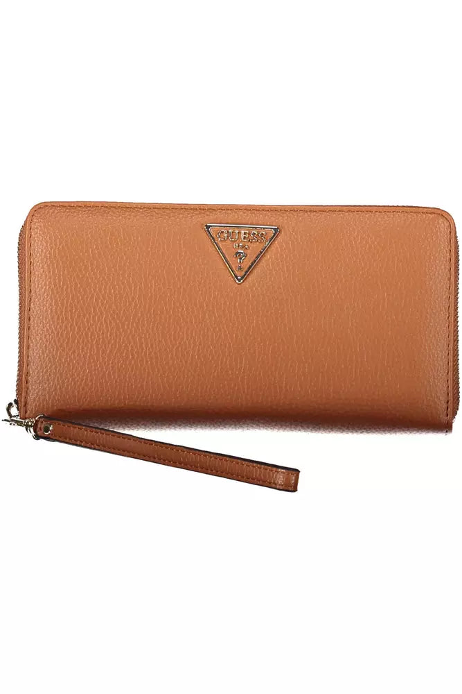 Brown Polyethylene Women Wallet Guess Jeans