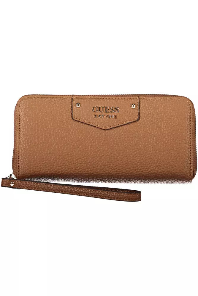 Brown Polyethylene Women Wallet Guess Jeans