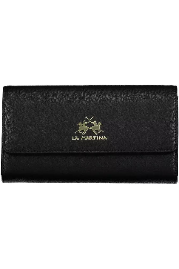 Black Polyethylene Women Wallet La Martina