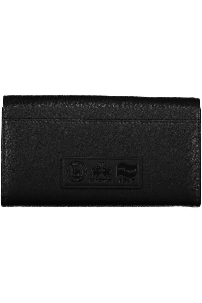 Black Polyethylene Women Wallet La Martina