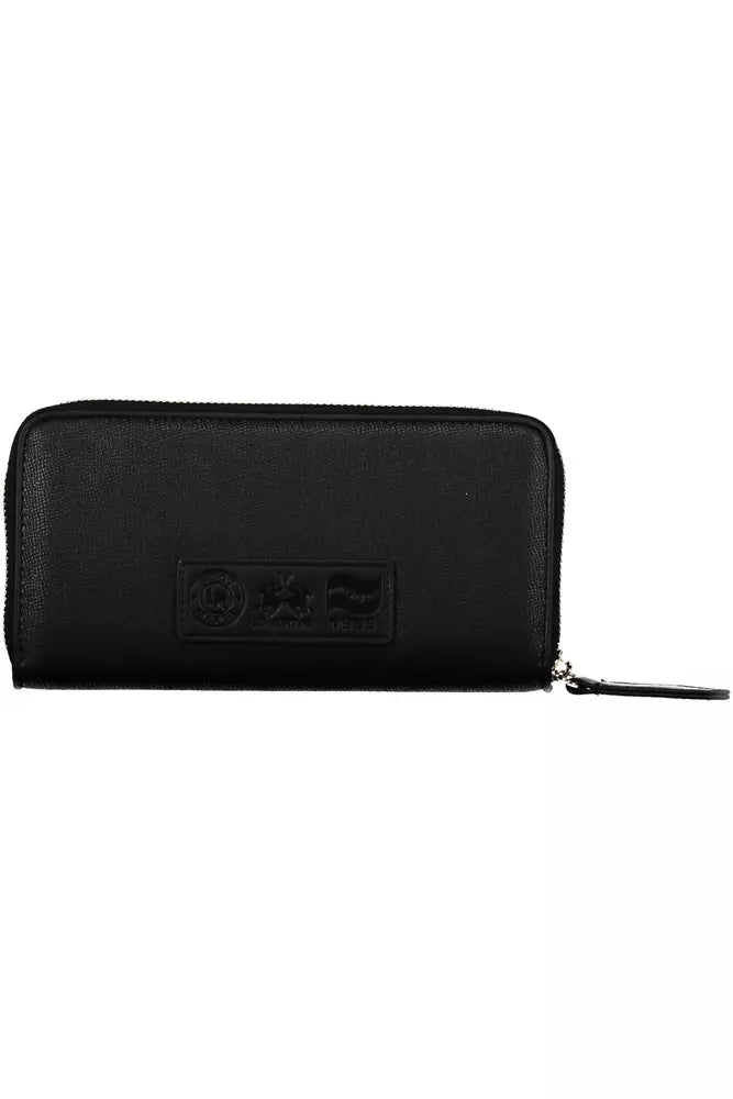 Black Polyethylene Women Wallet La Martina