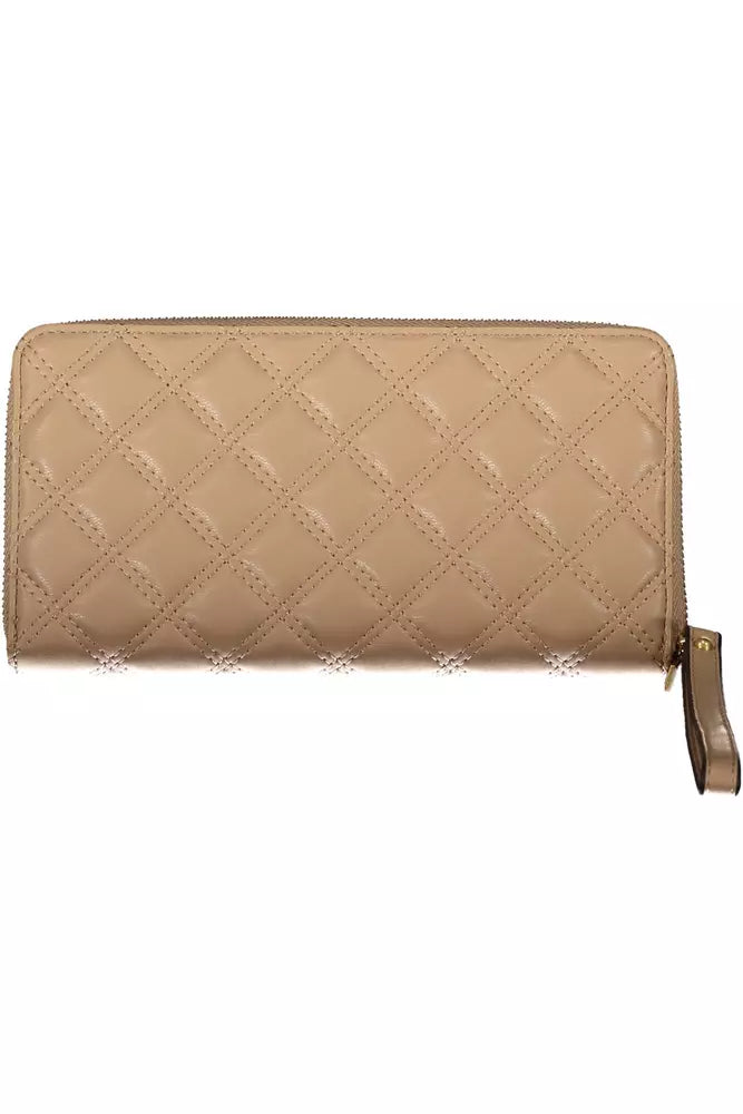 Beige Polyethylene Women Wallet Guess Jeans