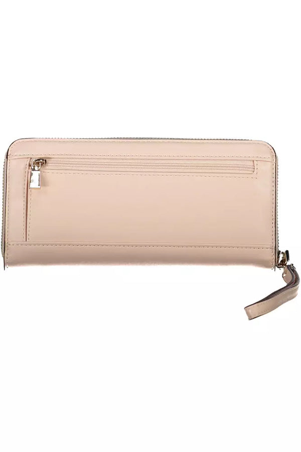 Pink Polyethylene Women Wallet Guess Jeans