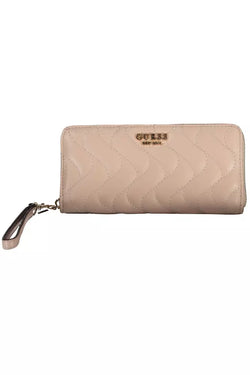 Pink Polyethylene Women Wallet Guess Jeans