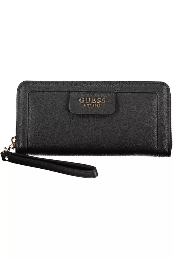 Black Polyethylene Women Wallet Guess Jeans