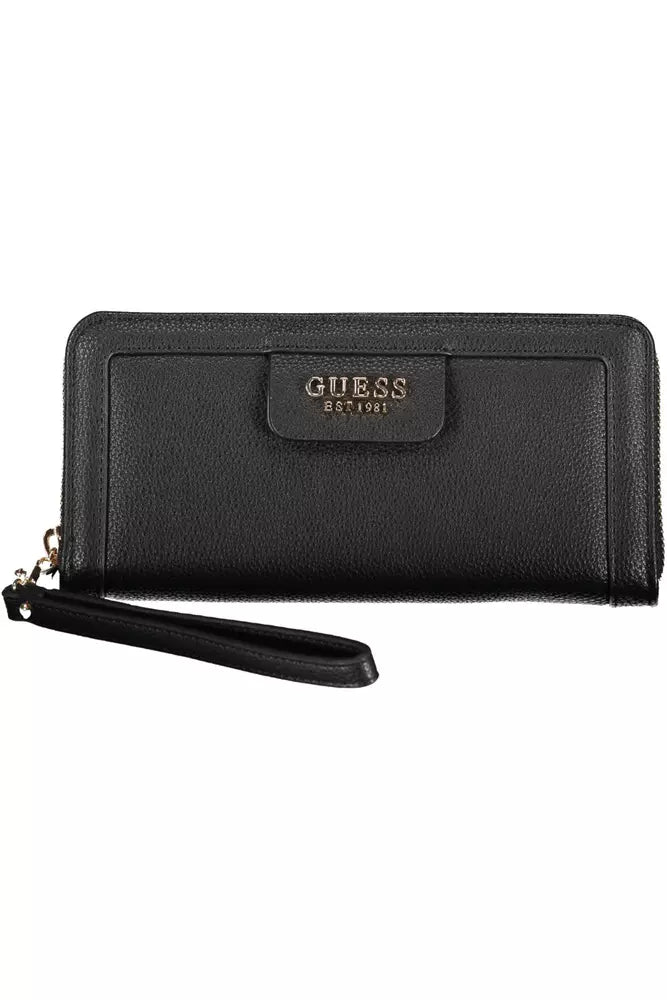 Black Polyethylene Women Wallet Guess Jeans