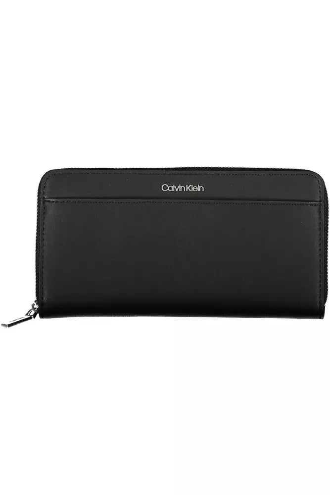 Black Polyethylene Women Wallet Calvin Klein