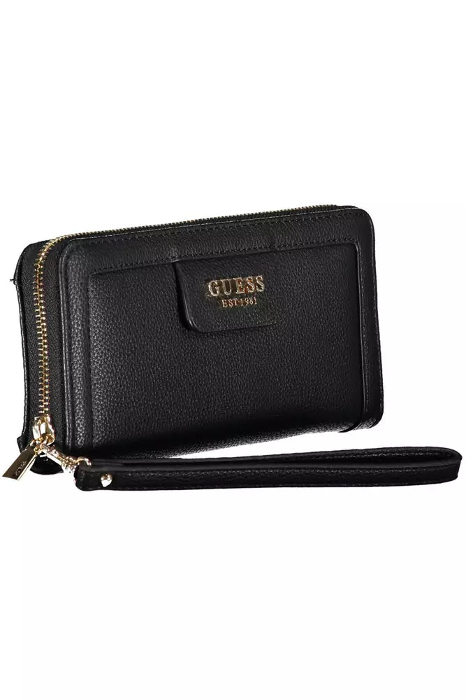 Black Polyethylene Women Wallet Guess Jeans