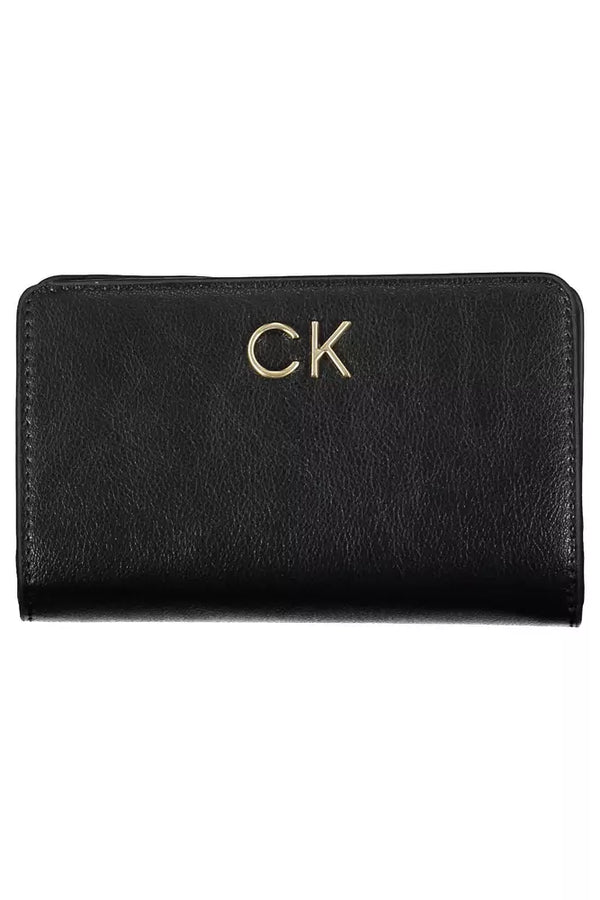 Black Polyethylene Women Wallet Calvin Klein