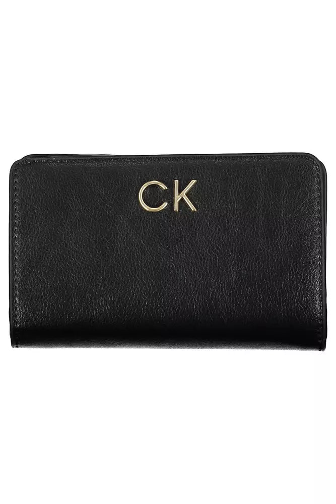 Black Polyethylene Women Wallet Calvin Klein