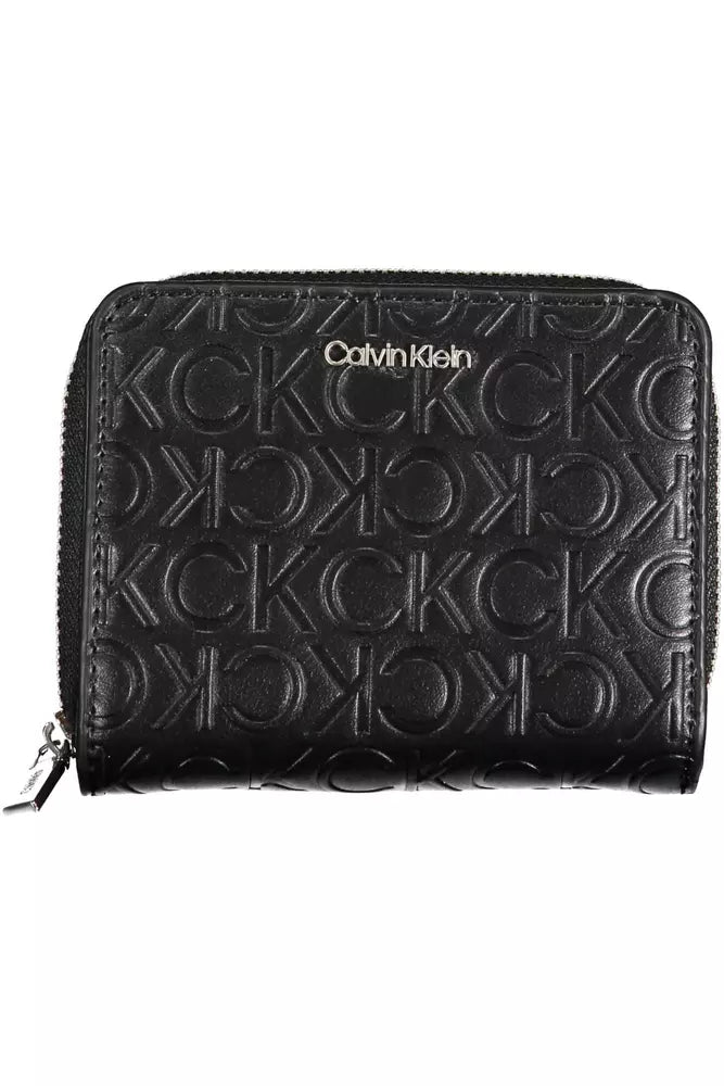 Black Polyethylene Women Wallet Calvin Klein