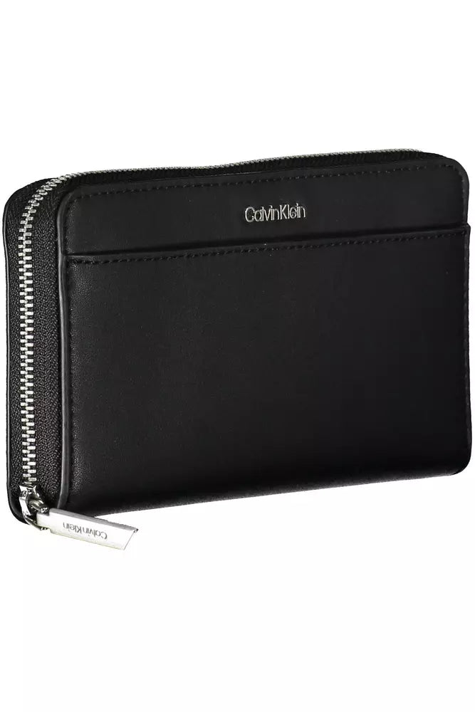 Black Polyethylene Women Wallet Calvin Klein