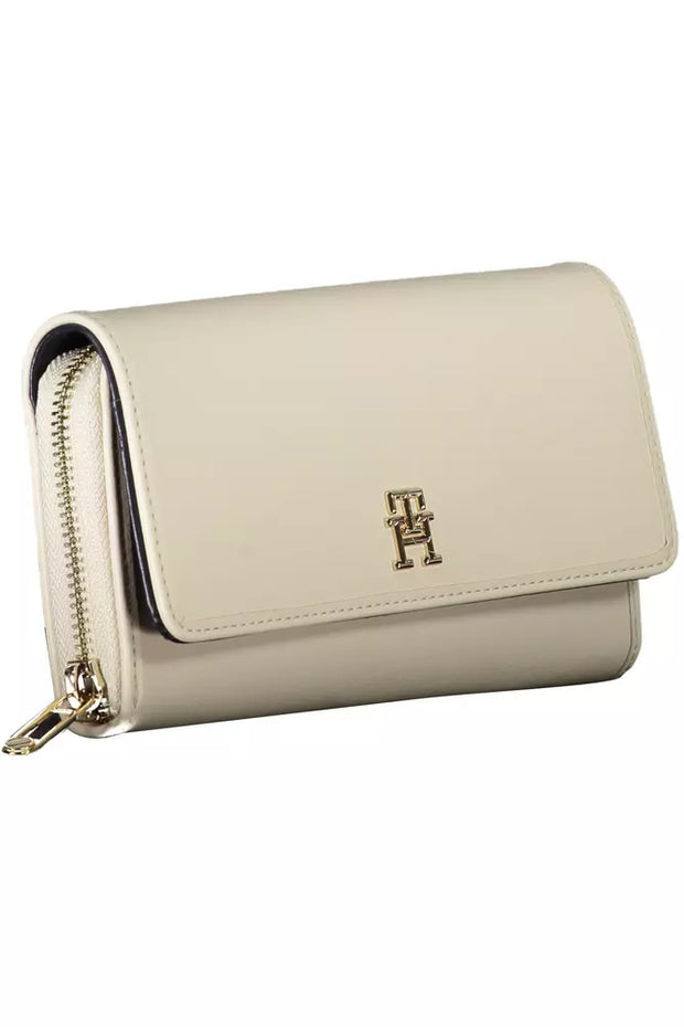 White Polyethylene Women Wallet Tommy Hilfiger