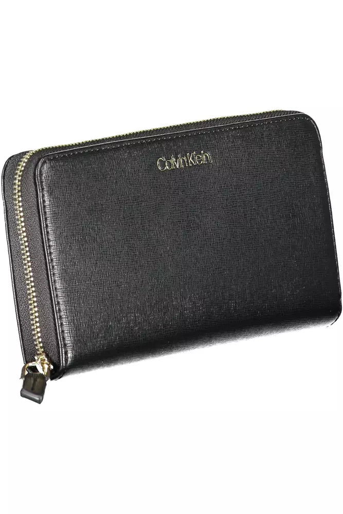 Black Polyethylene Women Wallet Calvin Klein