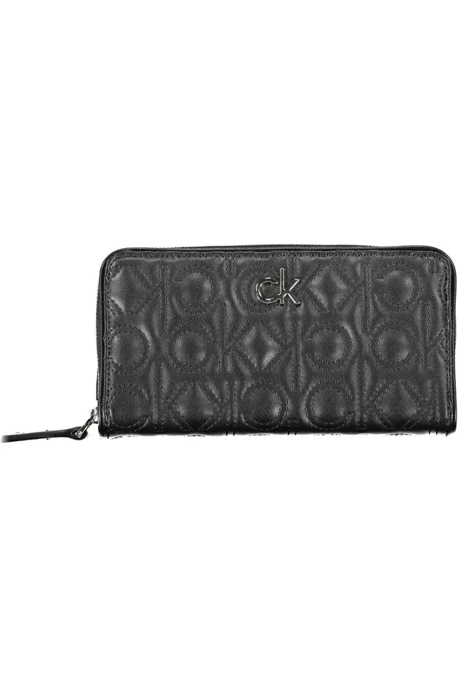 Black Polyethylene Women Wallet Calvin Klein