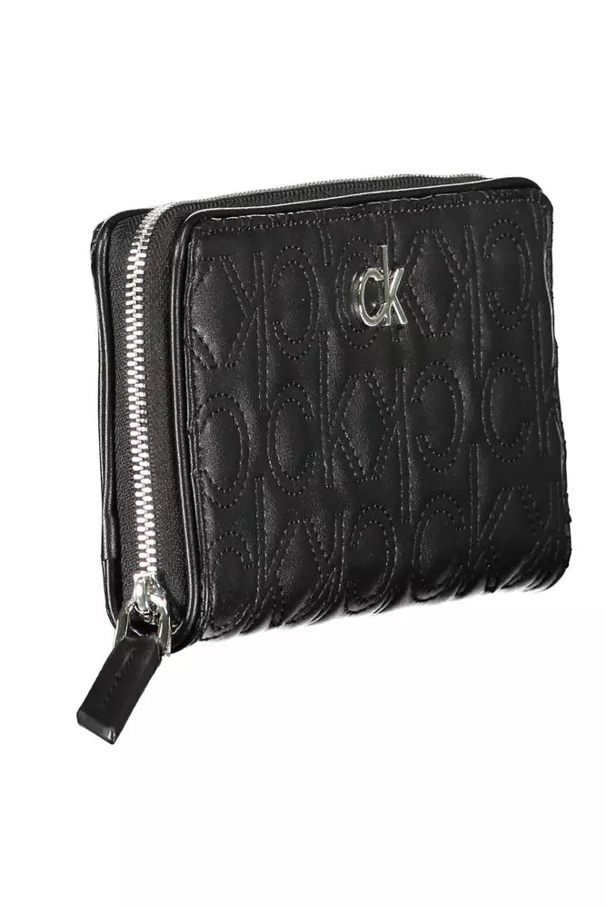 Black Polyethylene Women Wallet Calvin Klein