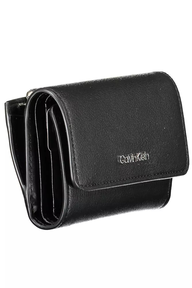 Black Polyethylene Women Wallet Calvin Klein