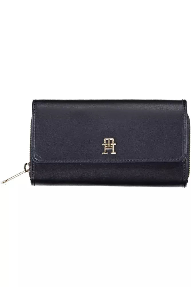 Blue Polyethylene Women Wallet Tommy Hilfiger