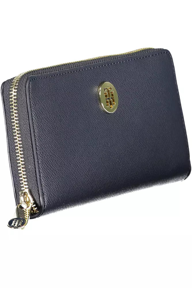 Blue Polyethylene Women Wallet Tommy Hilfiger