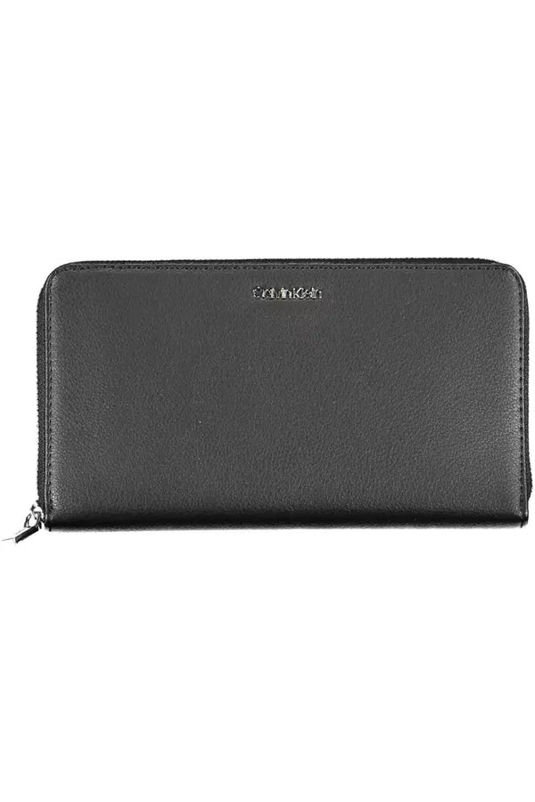 Black Polyethylene Women Wallet Calvin Klein