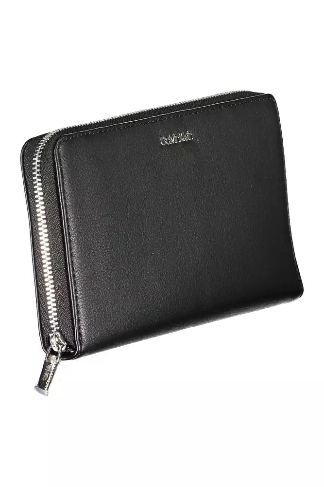 Black Polyethylene Women Wallet Calvin Klein