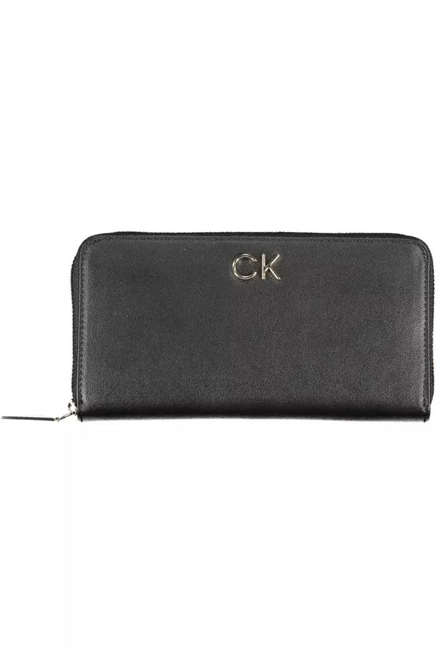 Black Polyethylene Women Wallet Calvin Klein