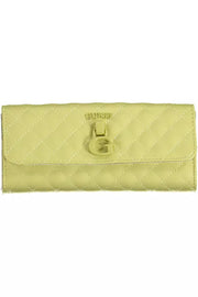 Yellow Polyethylene Women Wallet Guess Jeans