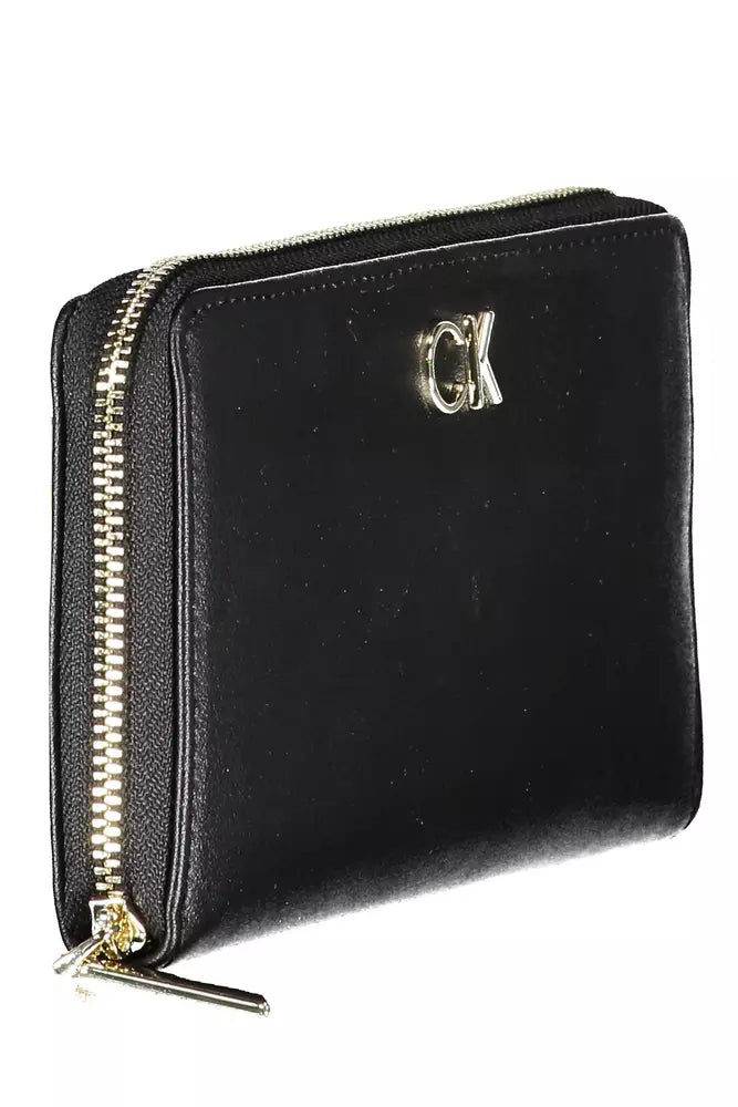 Black Polyethylene Women Wallet Calvin Klein