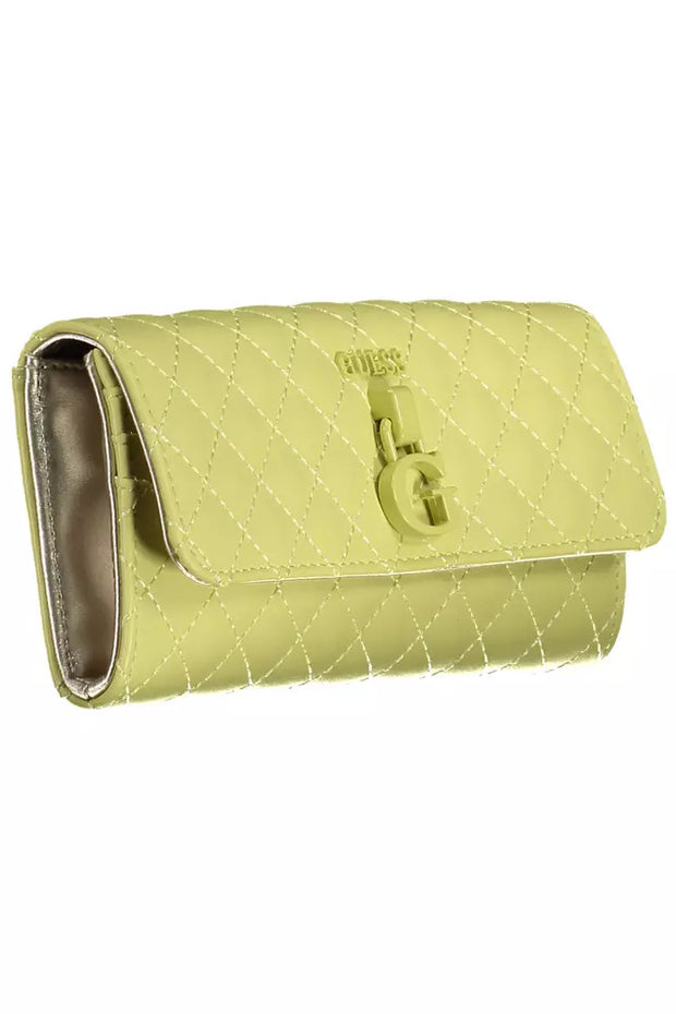 Yellow Polyethylene Women Wallet Guess Jeans