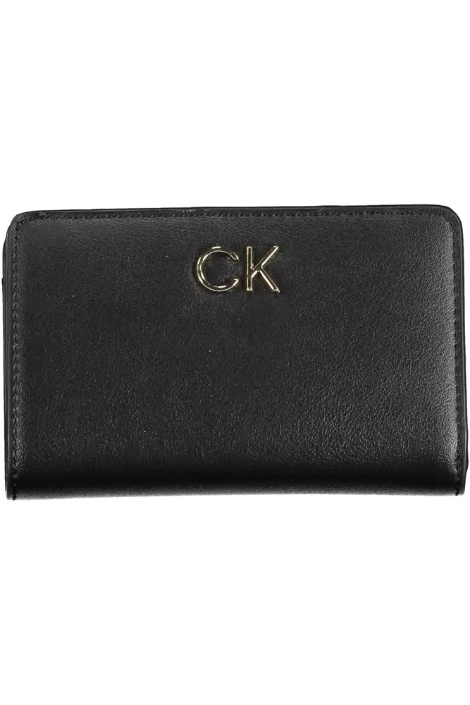 Black Polyethylene Women Wallet Calvin Klein