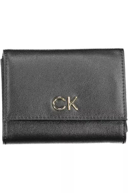 Black Polyethylene Women Wallet Calvin Klein