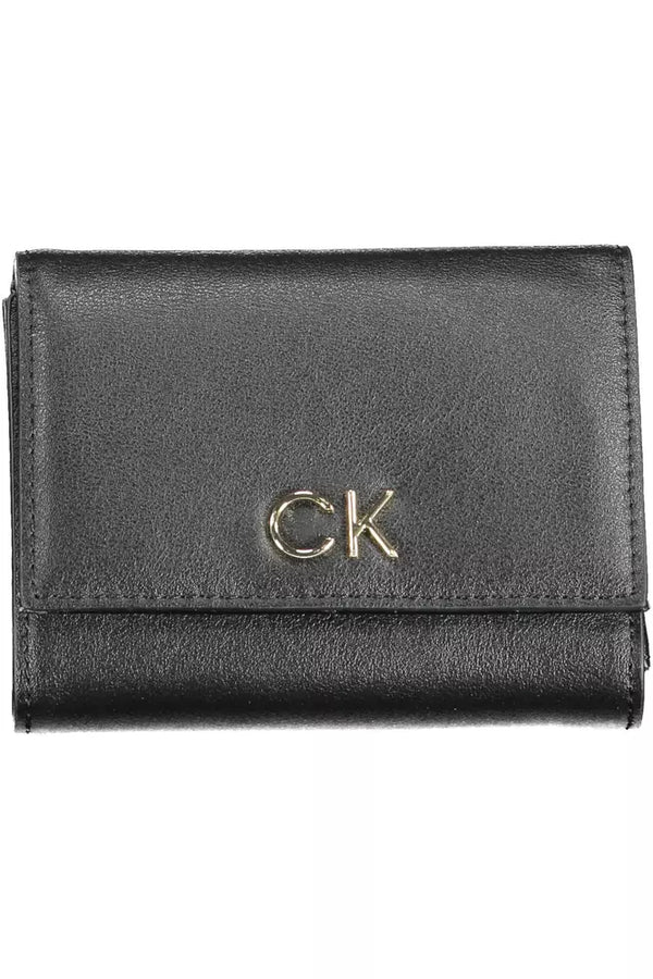 Black Polyethylene Women Wallet Calvin Klein