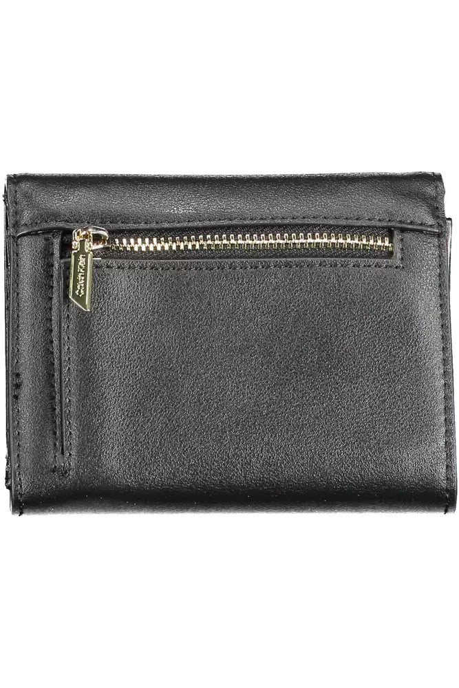 Black Polyethylene Women Wallet Calvin Klein