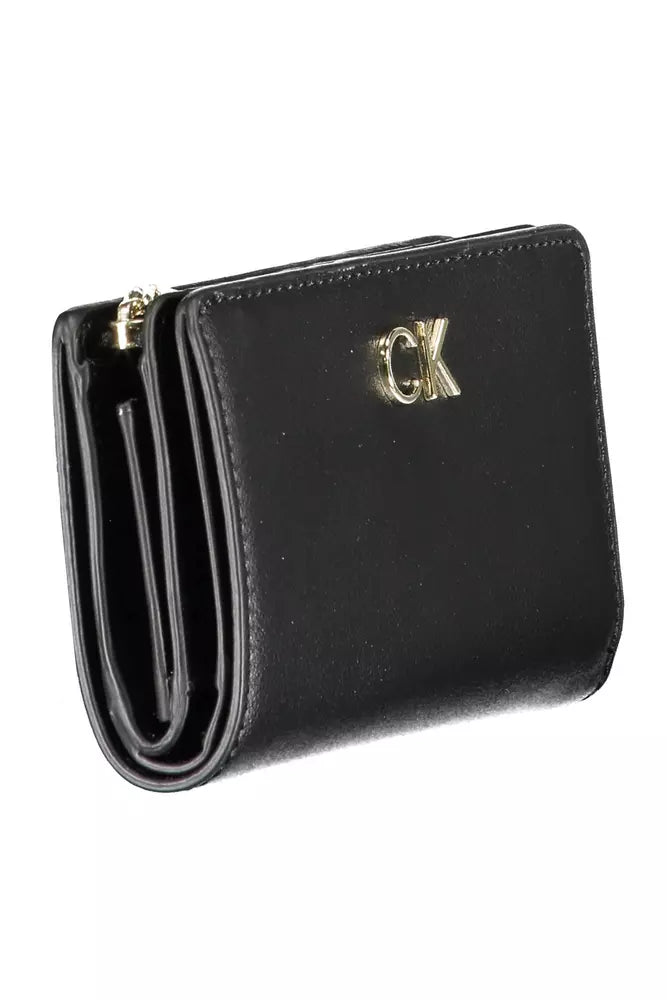 Black Polyethylene Women Wallet Calvin Klein