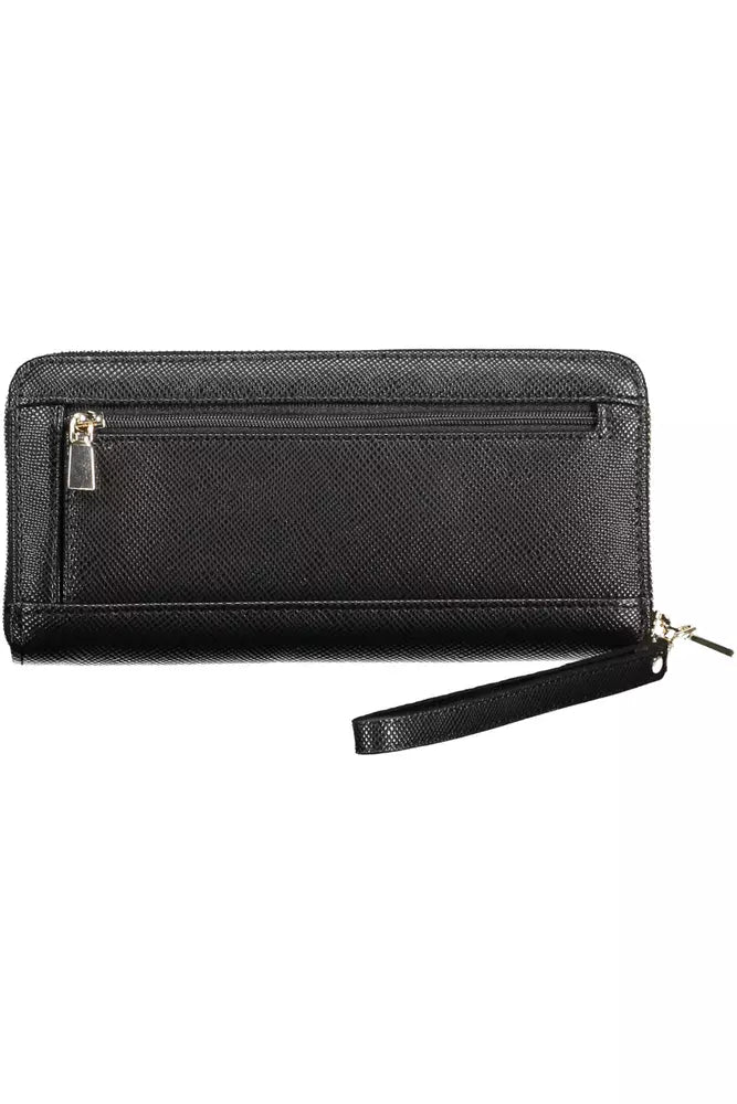 Black Polyethylene Women Wallet Guess Jeans