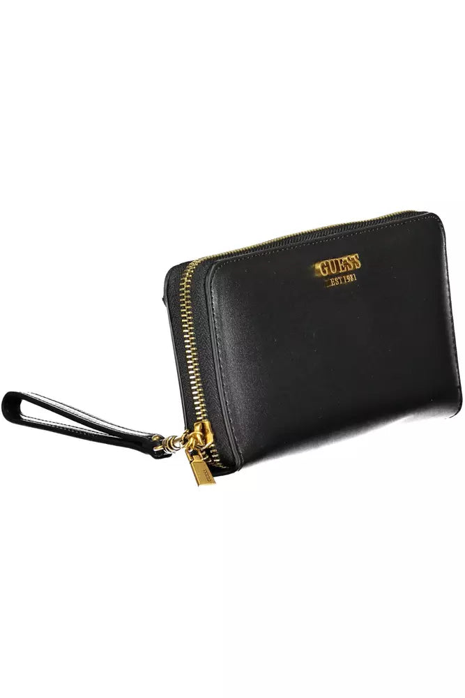 Black Polyethylene Women Wallet Guess Jeans