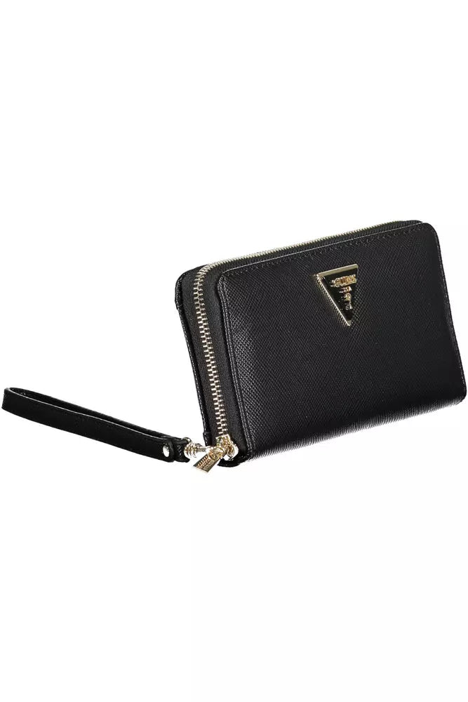 Black Polyethylene Women Wallet Guess Jeans