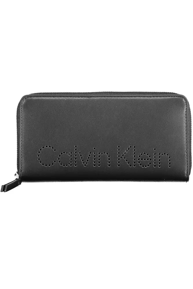 Black Polyethylene Women Wallet Calvin Klein