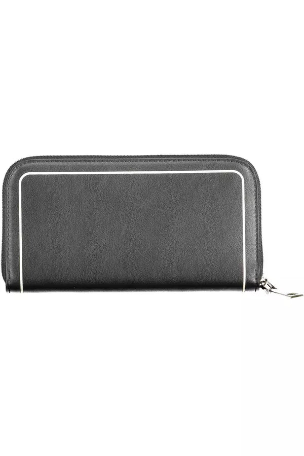 Black Polyethylene Women Wallet BYBLOS