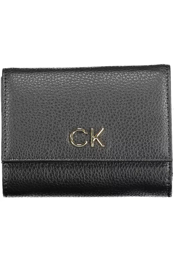 Black Polyethylene Women Wallet Calvin Klein