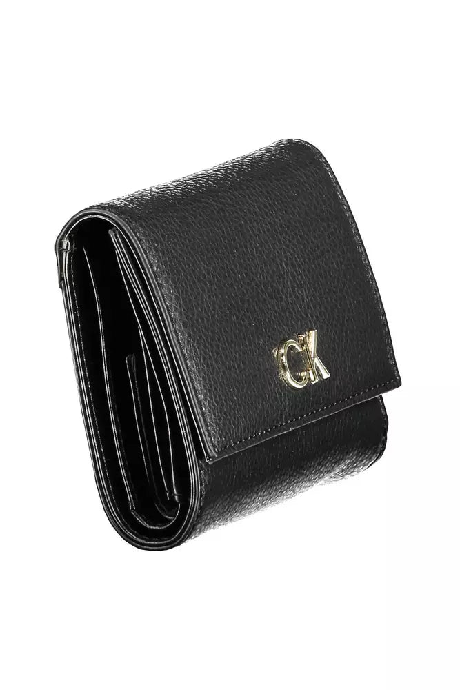 Black Polyethylene Women Wallet Calvin Klein